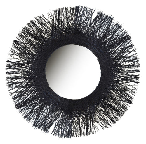 matahari woven mirror black