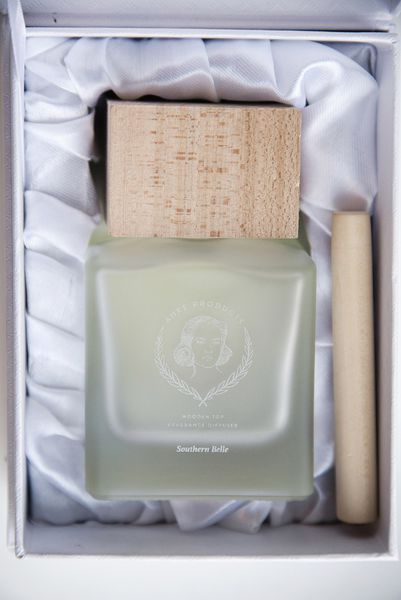 Fragranced Wooden Top Diffuser Gift Box  - Southern Belle