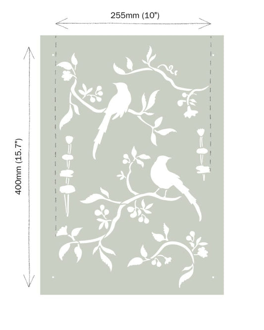 Annie Sloan Stencil Chinoiserie Birds