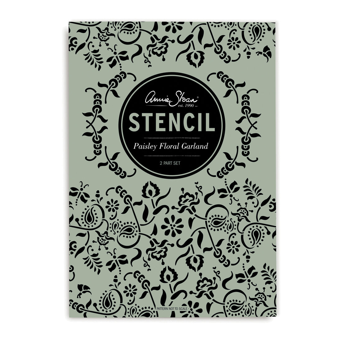 Annie Sloan StencilAnnie Sloan Stencil Paisley Floral Garden