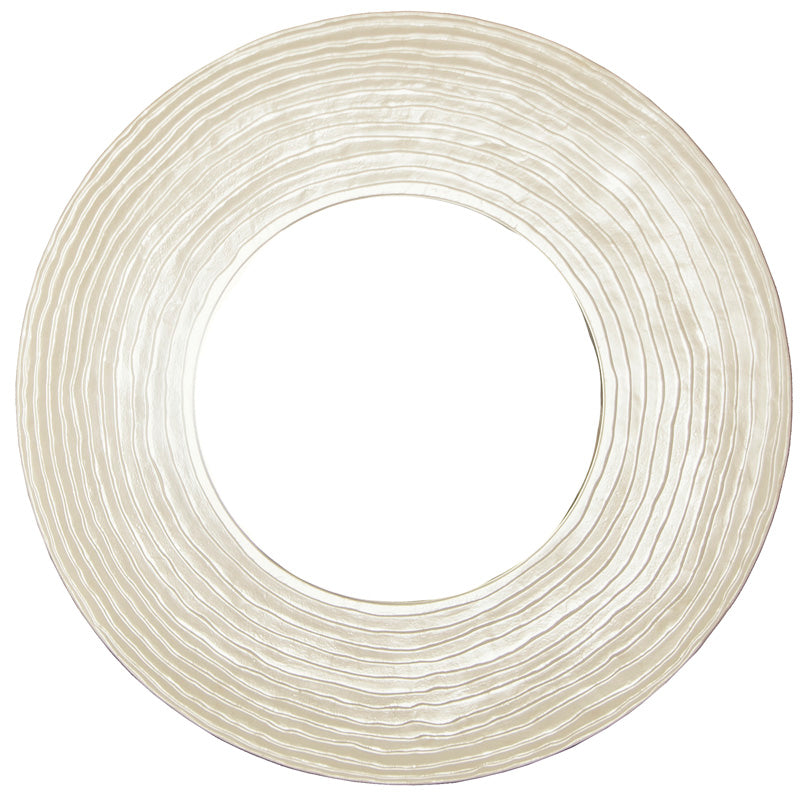 pearl white round mirror 1080mm