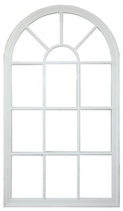 mirror arched quarter top white
